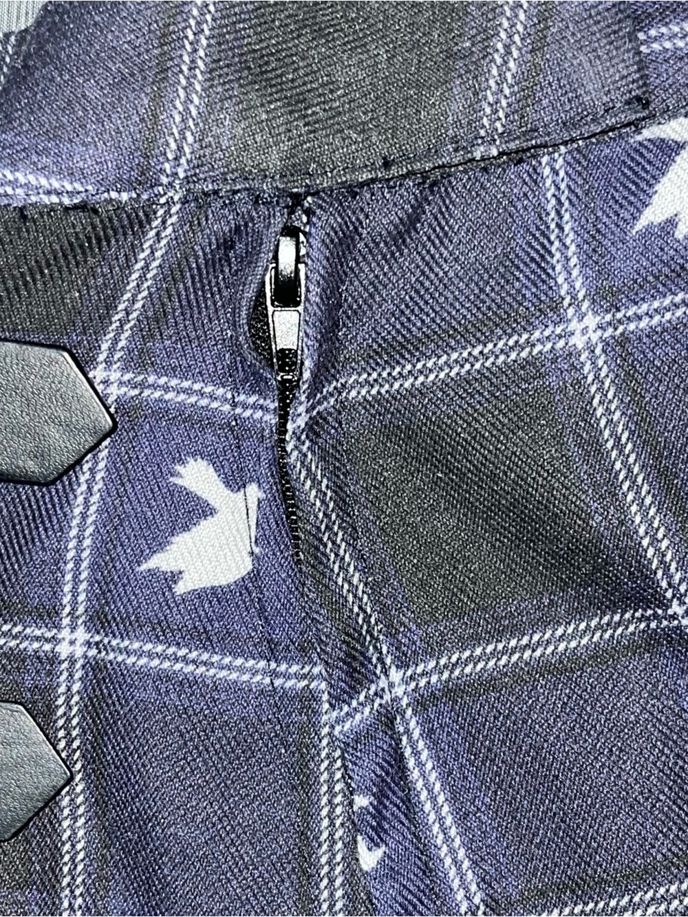 Hot Topic Large Ravenclaw Blue Tie-Dye T-Shirt and Navy Plaid Skirt Set - Picture 4 of 16